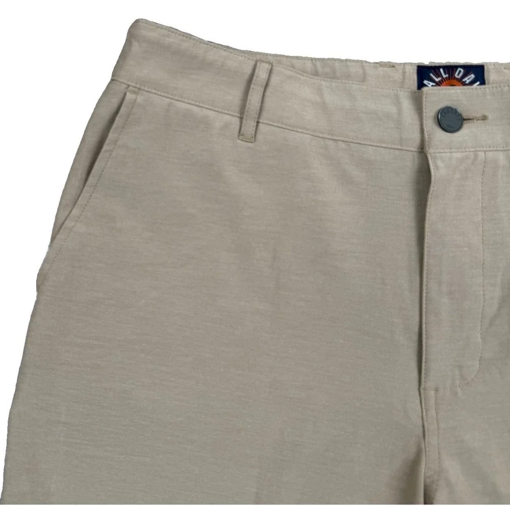 Faherty All Day Shorts Mens 33 Khaki 8